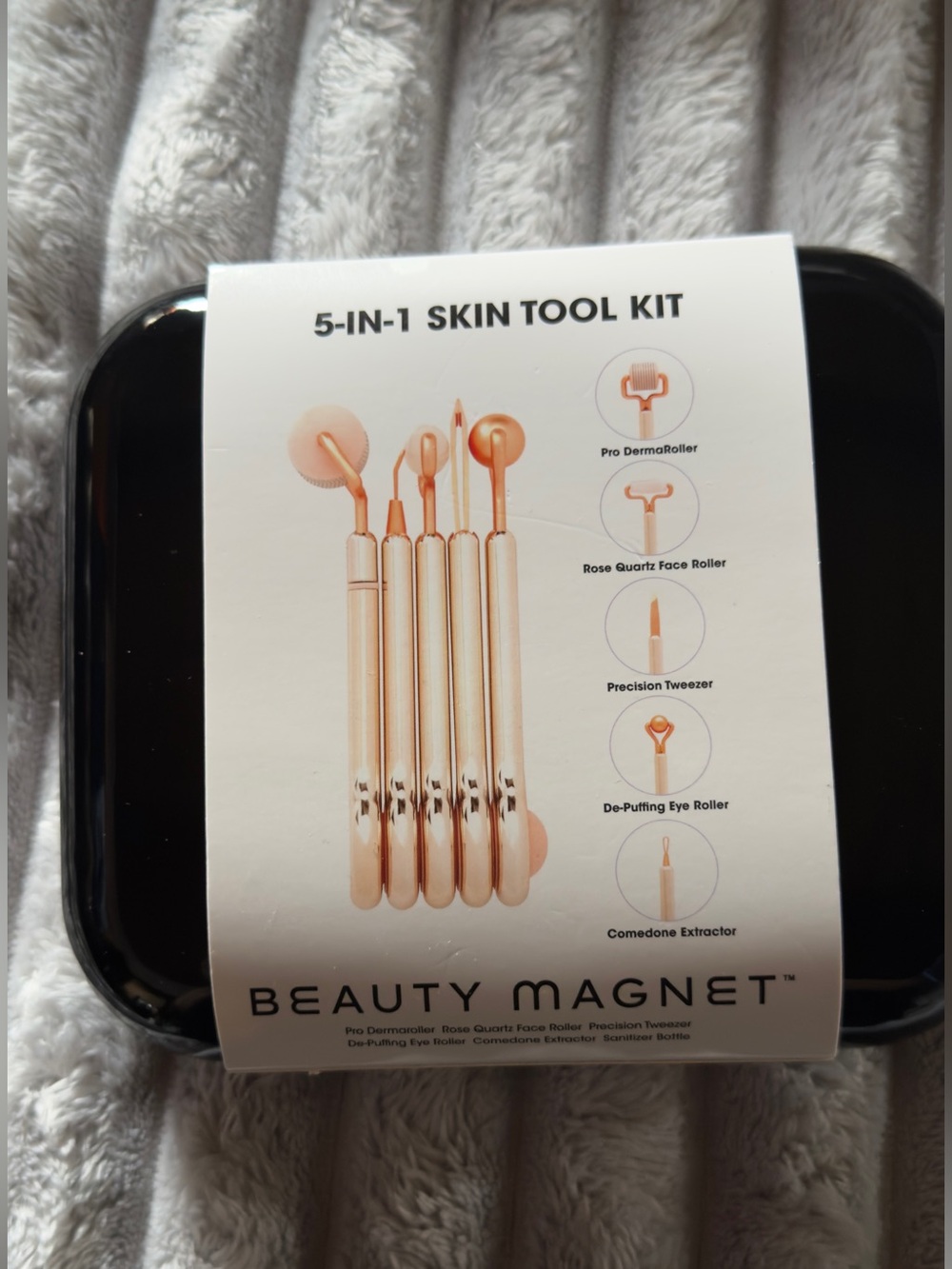 Beauty Magnet 5-in-1 Rose Gold Skin Tool Kit
